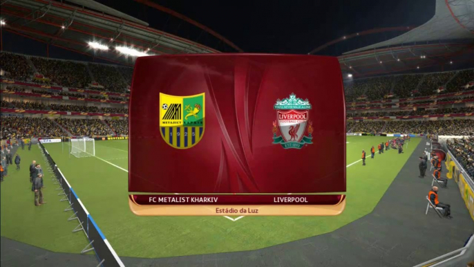 Pro Evolution Soccer 2014 UEFA Europa League FC Metalist Kharkiv vs Liverpool