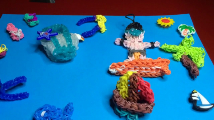 Rainbow loom plage - surf - bateau , mer...