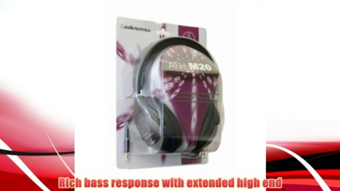 Best buy Audio-Technica ATH-M20 Professional Studio Monitor Stereo Headphones,"