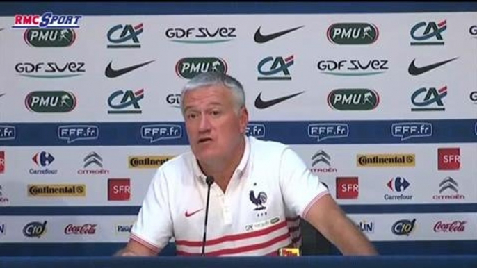 Football / Equipe de France / Deschamps : "Le ciel ne nous est pas tombé sur la tête" 07/06