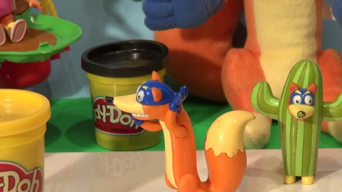 Play Doh Dora The Explorer, we make Swiper the Swiper out of Play Doh, The Swiper no Swiping Fox