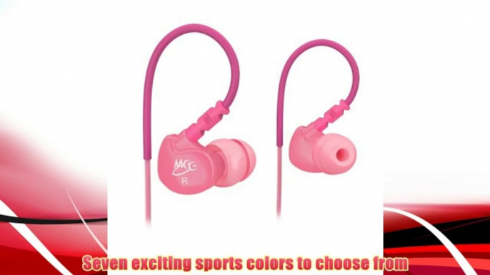 Best buy MEElectronics Sport-Fi M6 Noise-Isolating In-Ear Headphones with Memory Wire (Pink),