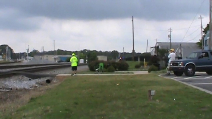 NS 285 Intermodal&Autorack Train SB through Austell Ga.