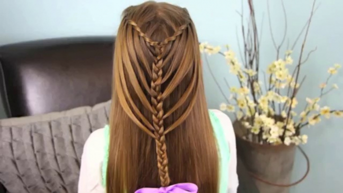 Waterfall Twists into Mermaid Braid - Cute Girls Hairstyles