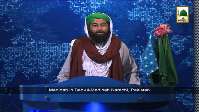 News 12 June - Naat Khuwan, Muhammad Bilal Qadri presenting an invitation to attend the Madani Muzakarah (1)