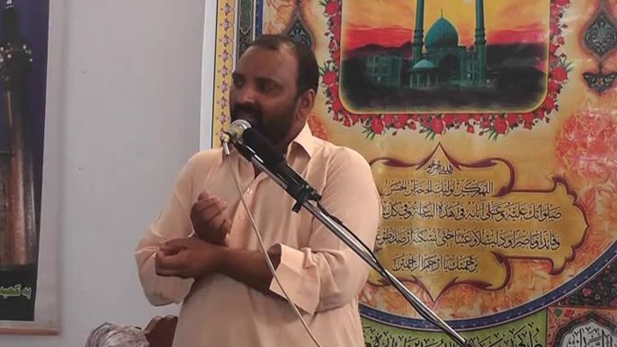 ZAKIR ZAIGHAM ZAKI Majlis Aza 8 june 2014 Imam Bargah Qasr E Ally Imran a.s Dhoke Syedan Bewal