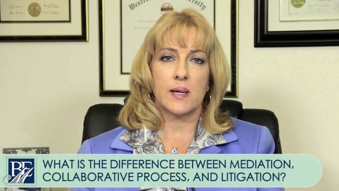 CALIFORNIA DIVORCE FAQ: THE DIFFERENCE BETWEEN MEDIATION, COLLABORATIVE PROCESS, AND LITIGATION?