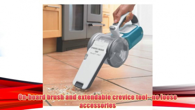 Best buy Black & Decker Pivot Vac 18V Cordless Pivoting Hand Vac PHV1810,"