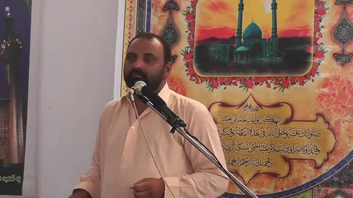 ZAKIR ZAIGHAM ZAKI Majlis Aza 8 june 2014 Imam Bargah Qasr E Ally Imran a.s Dhoke Syedan Bewal