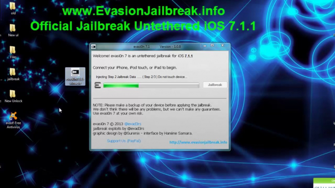 Gratuit Apple iOS 7.1.1 Untethered Jailbreak iPhone iPod touch Développement iPad