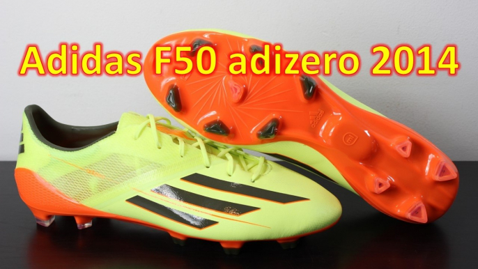 Adidas F50 adizero 2014 GlowEarth GreenSolar Zest - Unboxing + On Feet