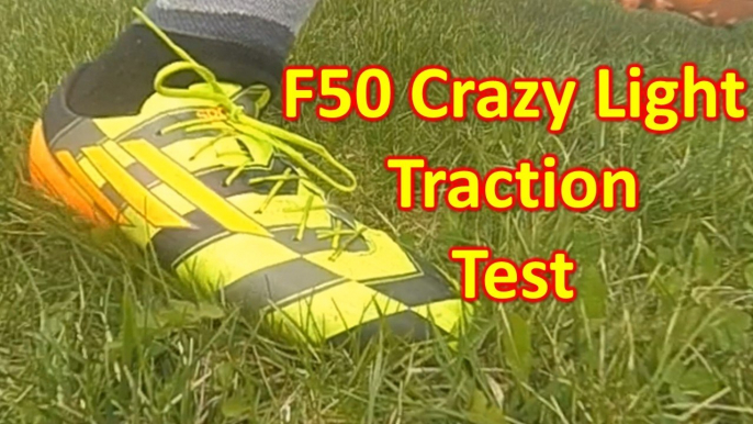 Adidas F50 adizero Crazy Light VS F50 adizero 2014 - Traction Test