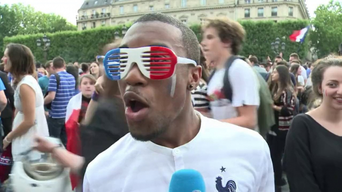 World Cup: Fans celebrate France's victory over Nigeria