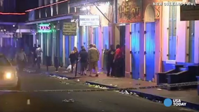New Orleans shooting captured in surveillance video