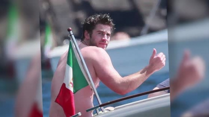 Liam Hemsworth Relaxes in Portofino