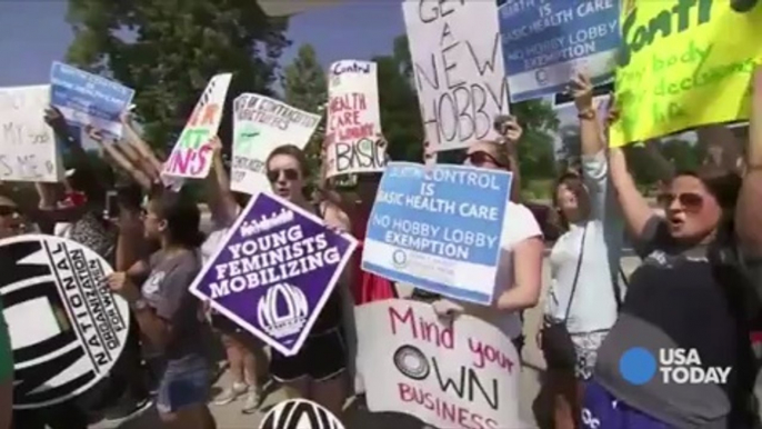 Protesters react strongly to SCOTUS ruling