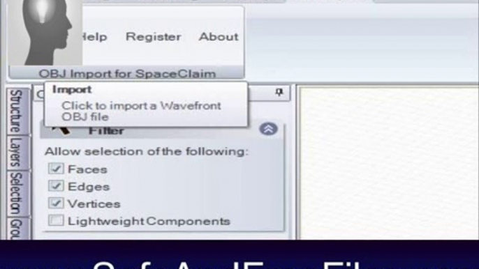 Get OBJ Import for SpaceClaim Serial Number Free Download