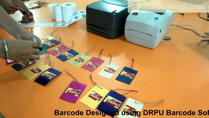 Print barcode labels with different type of printers.