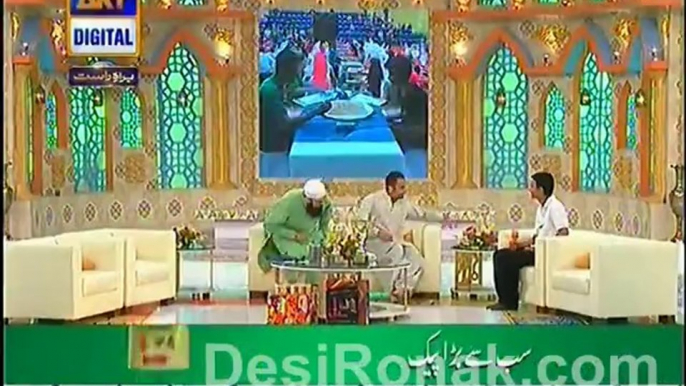 Shan-e-Ramazan With Junaid Jamshed By Ary Digital - 1st July 2014 (Aftar) - part 8