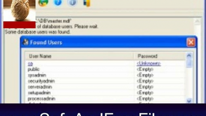 Download Advanced SQL Password Recovery 1.1 Serial Code Generator Free