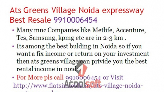 ats greens village noida expressway 9910006454, ats greens village noida 9910006454, resale ats greens village flats sector 93 noida,