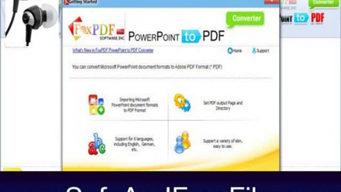 Download FoxPDF PowerPoint to PDF Converter 3.0 Product Code Generator Free