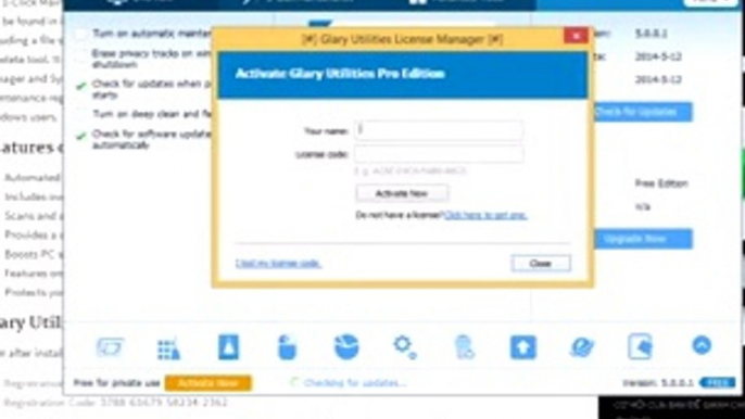 Glary Utilities Pro Serial Key 2014