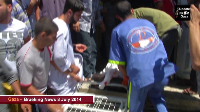 Live from Gaza - Israel attacks Palestinian civilians 2014