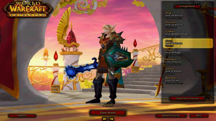 PlayerUp.com - Buy Sell Accounts - My WoW Account Before Cataclysm