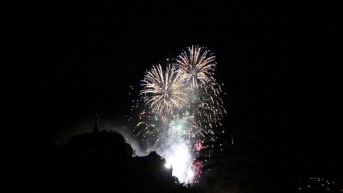 Feu d'artifice du 14 juillet 2014 au Puy-en-Velay