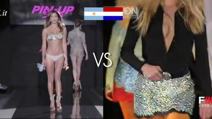 WORLD CUP 2014 SEMIFINAL - ARGENTINE VS HOLLAND TOP MODEL MATCH by Fashion Channel