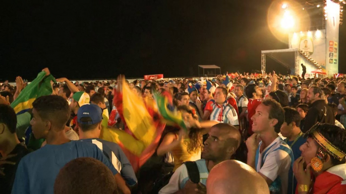 Argentine fans in tears as Germany clinch title