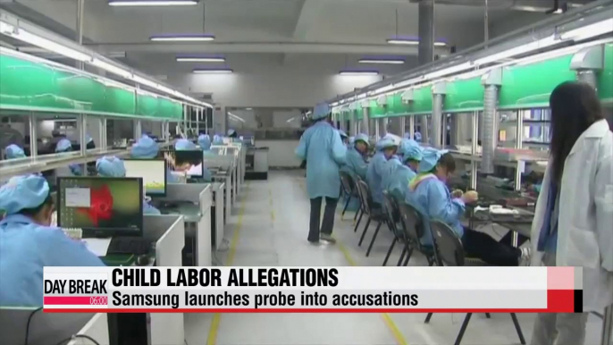 Samsung Electronics suspends business with Chinese supplier over child labor accusations