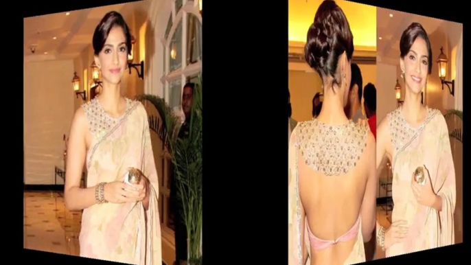 Sonam Kapoor Hot Backless Blouse BY BOLLYWOOD TWEETS FULL HD