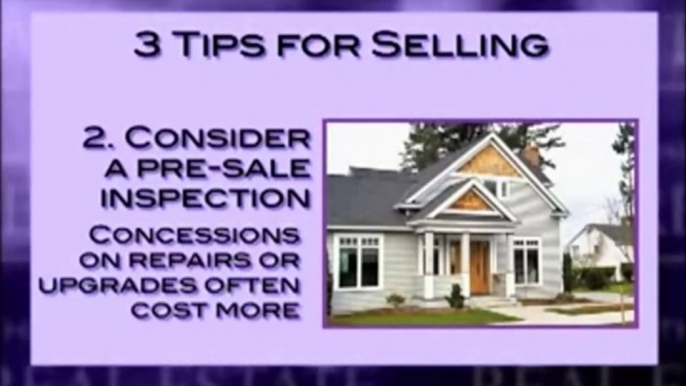 Three Tips for Home Selling