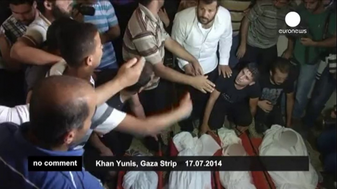 Grief in Gaza: Israeli airstrike kills three children