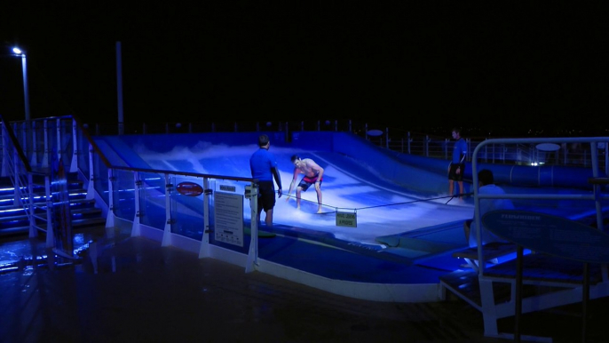 Flowrider, Oasis of the Seas, Royal Caribbean International (RCI), janvier 2014