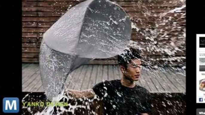 A Concept Umbrella for Heavy Rain and High Winds