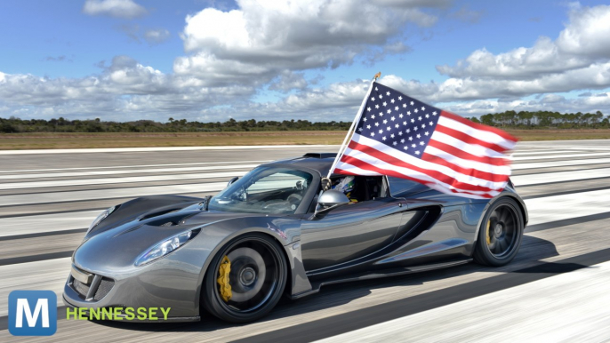 Hennessey Venom GT Breaks Bugatti Record, Hits 270 mph