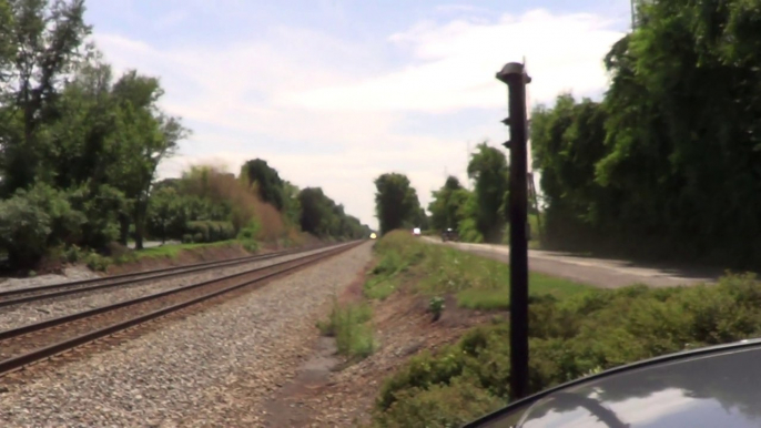 BNSF power leads NS 162 Mixed Freight NB through Concord Tn.