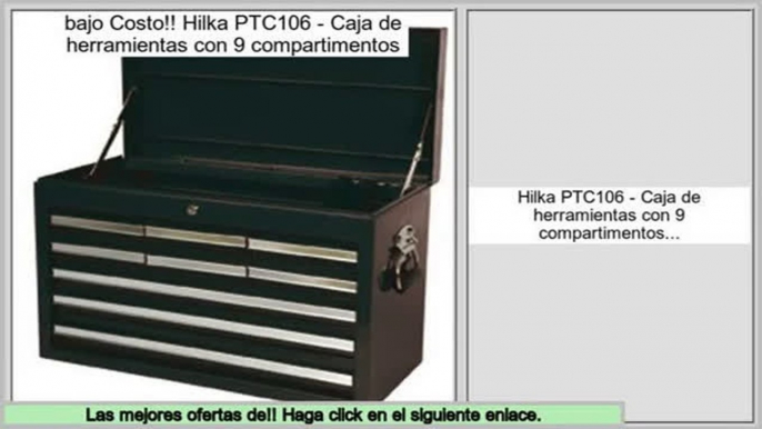 Los m�s vendidos Hilka PTC106 - Caja de herramientas con 9 compartimentos