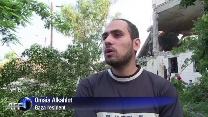 Gazans react to latest Israeli strikes