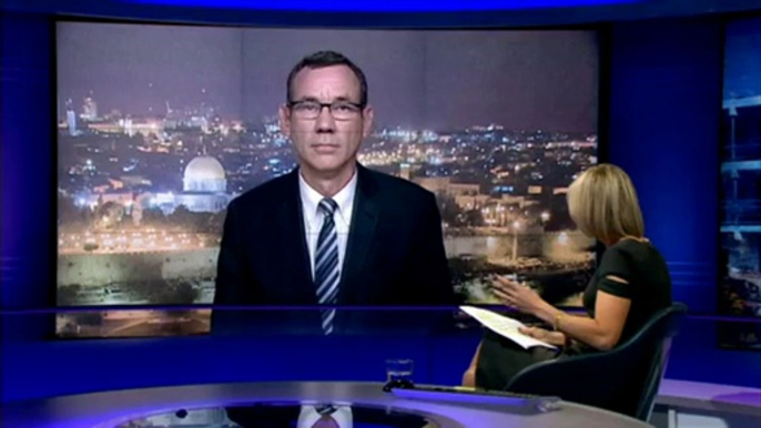 Israeli Government Spokesman Mark Regev speaks to Emily Maitlis