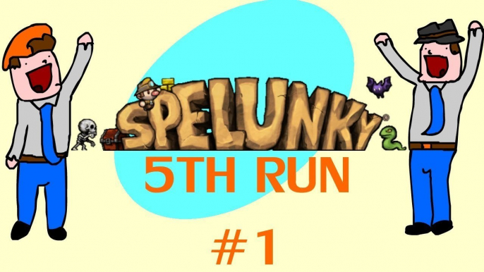 Spelunky 5th Run - Jim And Nathan Want The Money - Part 1 - DoTheGames