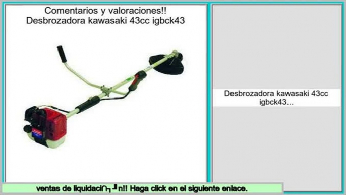 Los m�s vendidos Desbrozadora kawasaki 43cc igbck43