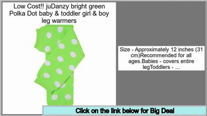 Best Value juDanzy bright green Polka Dot baby & toddler girl & boy leg warmers