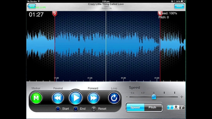 Riffmaster Pro - exporting audio on ipad and iphone