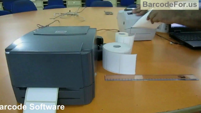 Design and print 2D barcode labels with thermal printer