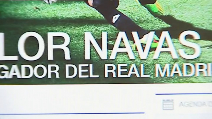 El Real Madrid anuncia el fichaje de Keylor Navas