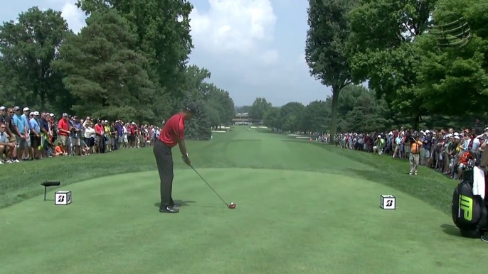 Tiger Woods injured after a swing withdraws at Bridgestone